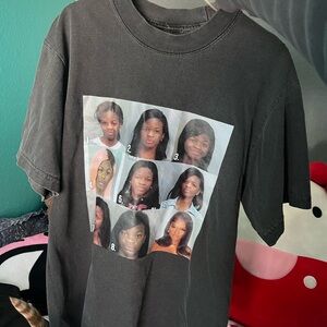 City girls JT mugshot shirt size M (in men)